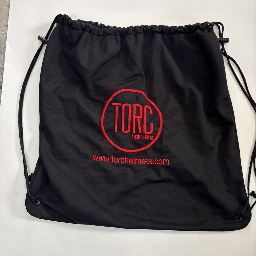 TORC Helmet Bag, Never Used, Inside Lining Terry Cloth, Drawstring Style